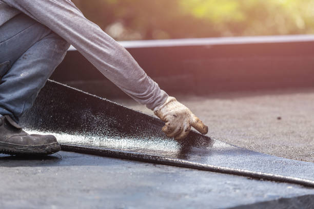 Professional Emergency Waterproofing technician working in Pingree Grove, IL